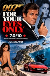 For Your Eyes Only movie poster
