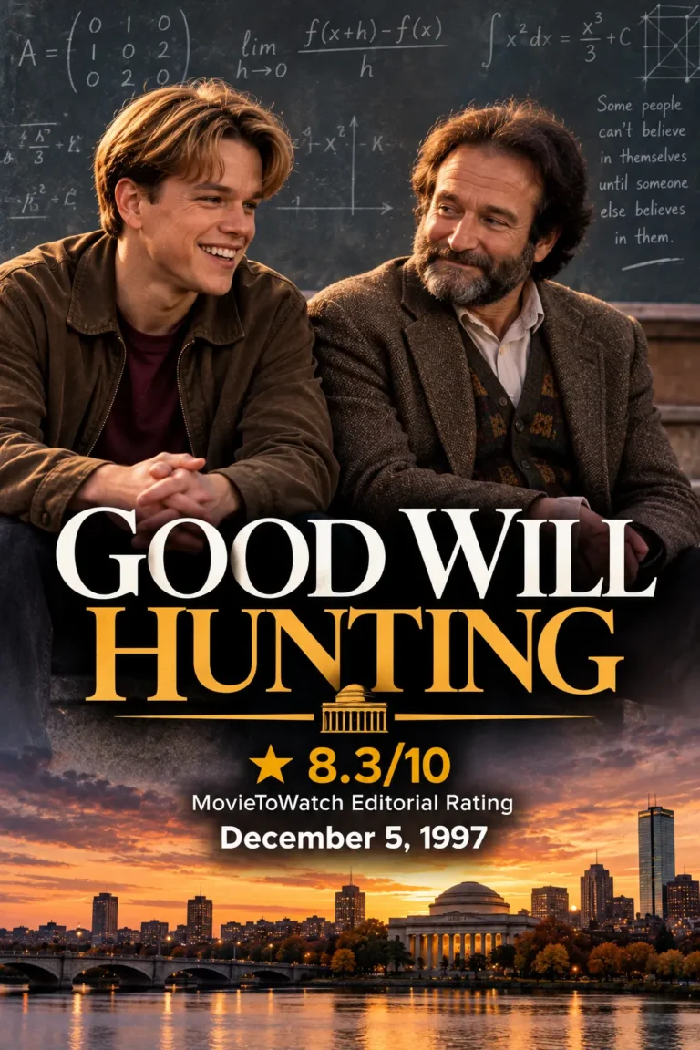 Good Will Hunting movie poster